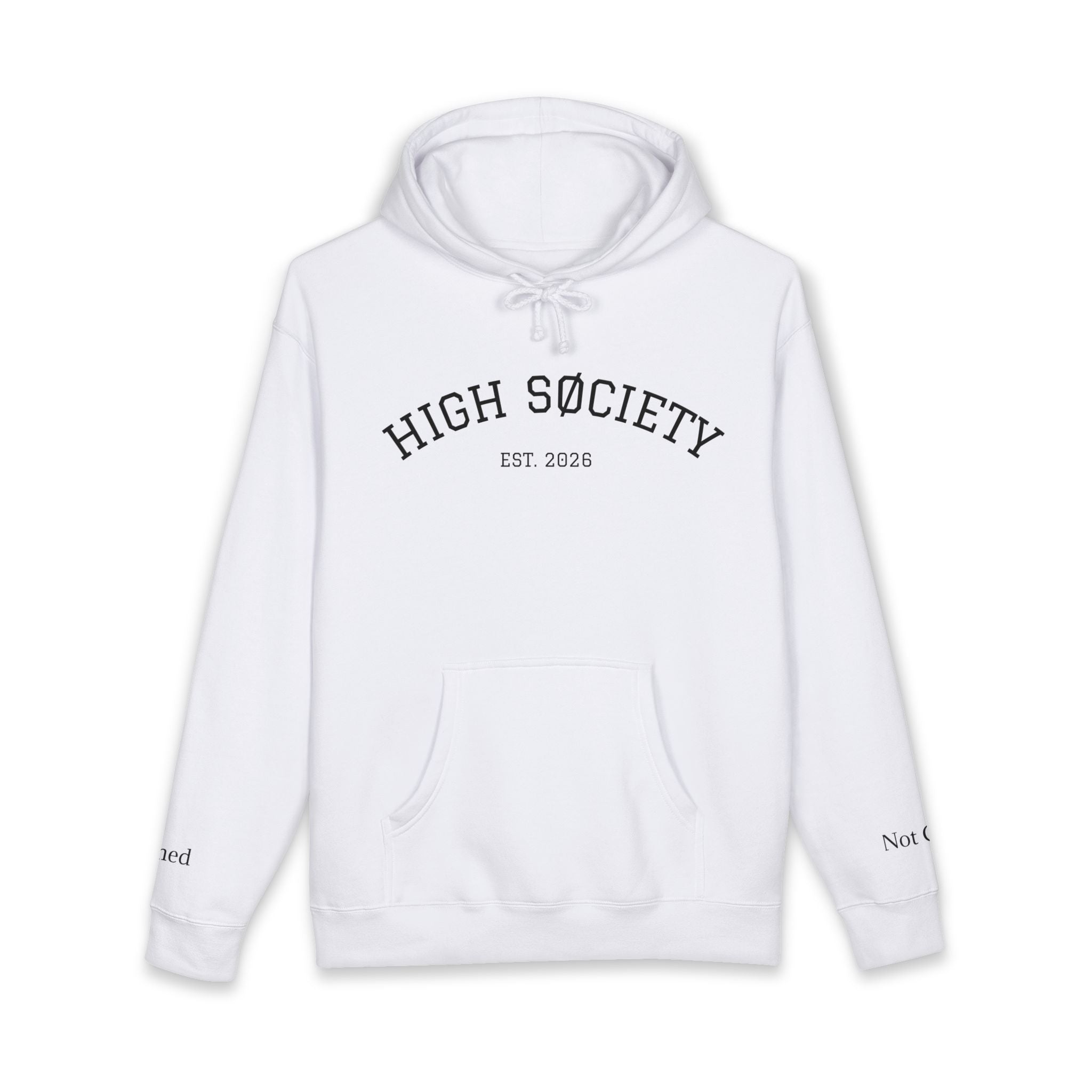 HIGH SØCIETY — Built Different. Hoodie