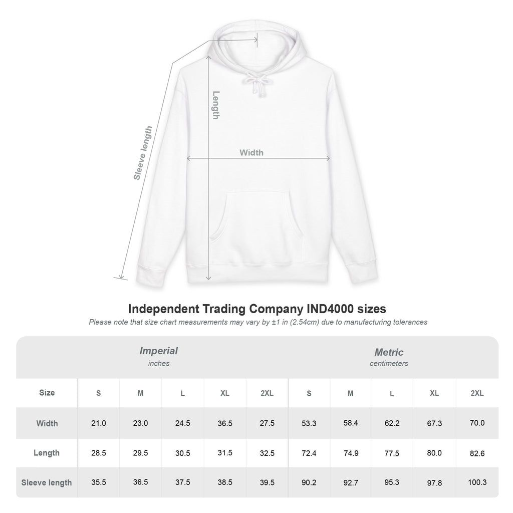 HIGH SØCIETY — Built Different. Hoodie