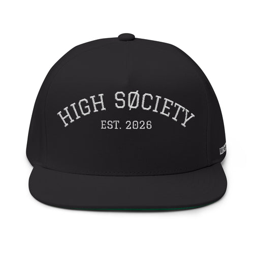 HIGH SØCIETY Flat Bill Cap